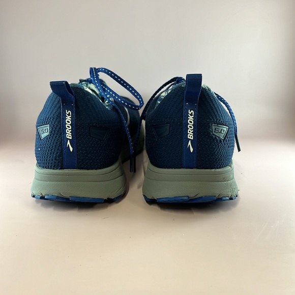 Brooks Revel 5 Used Men’s 13 Running Shoes Navy Blue White Gray - Picture 2 of 14